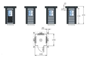 140x140 KompoCity Kabin