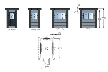 140x215 KompoCity Kabin