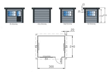 240x300 KompoCity Kabin