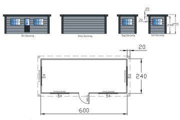 240x600 KompoCity Kabin