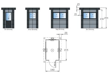 140x215 Metrolux Kabin