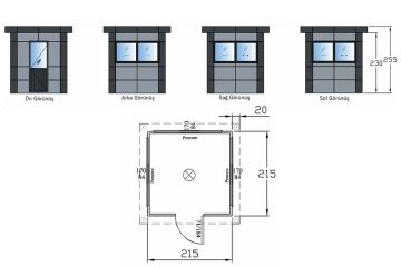 215x215 Metrolux Kabin